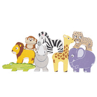 Africa Stacking Animals and Bag - Petilou