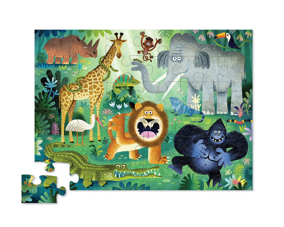 Classic Floor Puzzle - 36 piece - Very Wild Animals