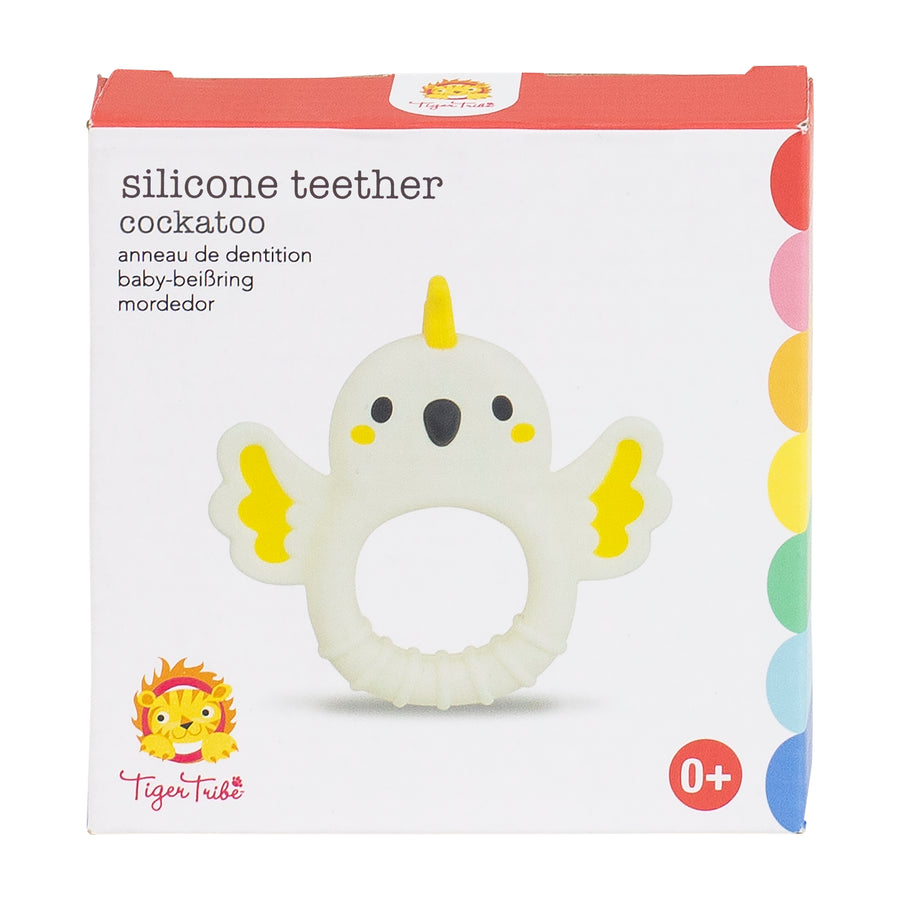 Silicone Teether Cockatoo