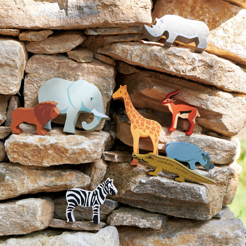 Safari Animal Display Shelf